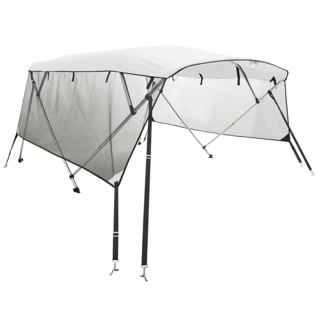 Vidaxx bimini top 4 oblouky s bočními stěnami ze síťoviny 243x(170-182)x137 cm