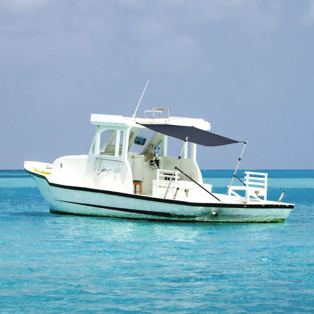 Vidaxx tela de sombra t-top 170x208x (115-183) cm azul marino