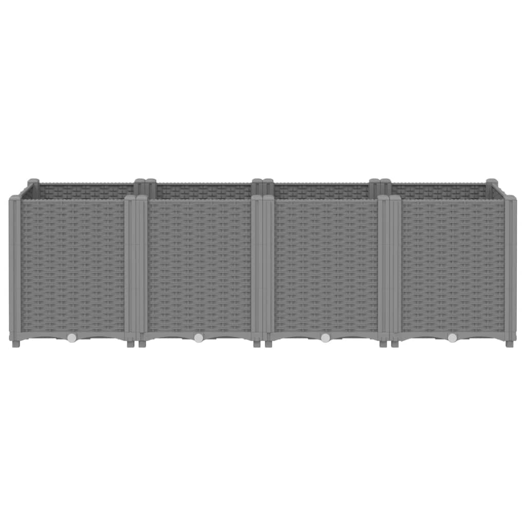 Vidaxx planter 160x40x53 cm polypropylene light gray