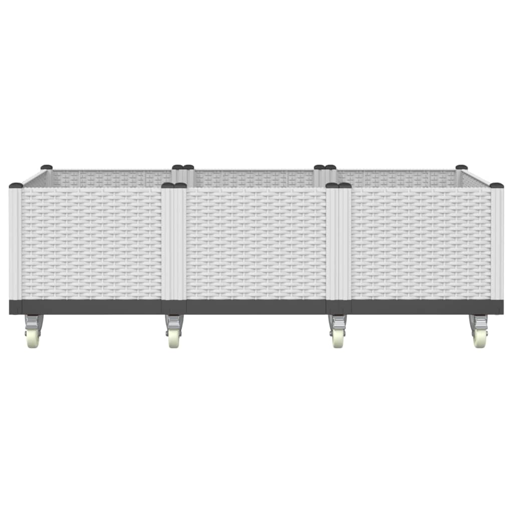 Vidaxx sėjamoji su ratukais 150x80x54 cm polipropileno balta