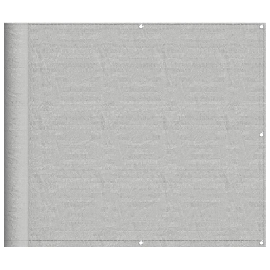 Vidaxx Balkonschirm 90x300 cm 100 % Oxford-Polyester hellgrau