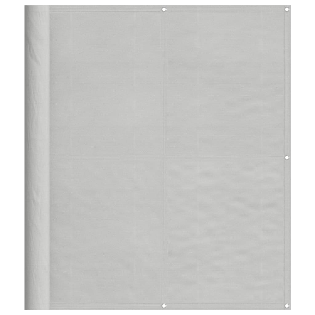 Vidaxx Balkonschirm 120x400 cm 100 % Oxford-Polyester hellgrau