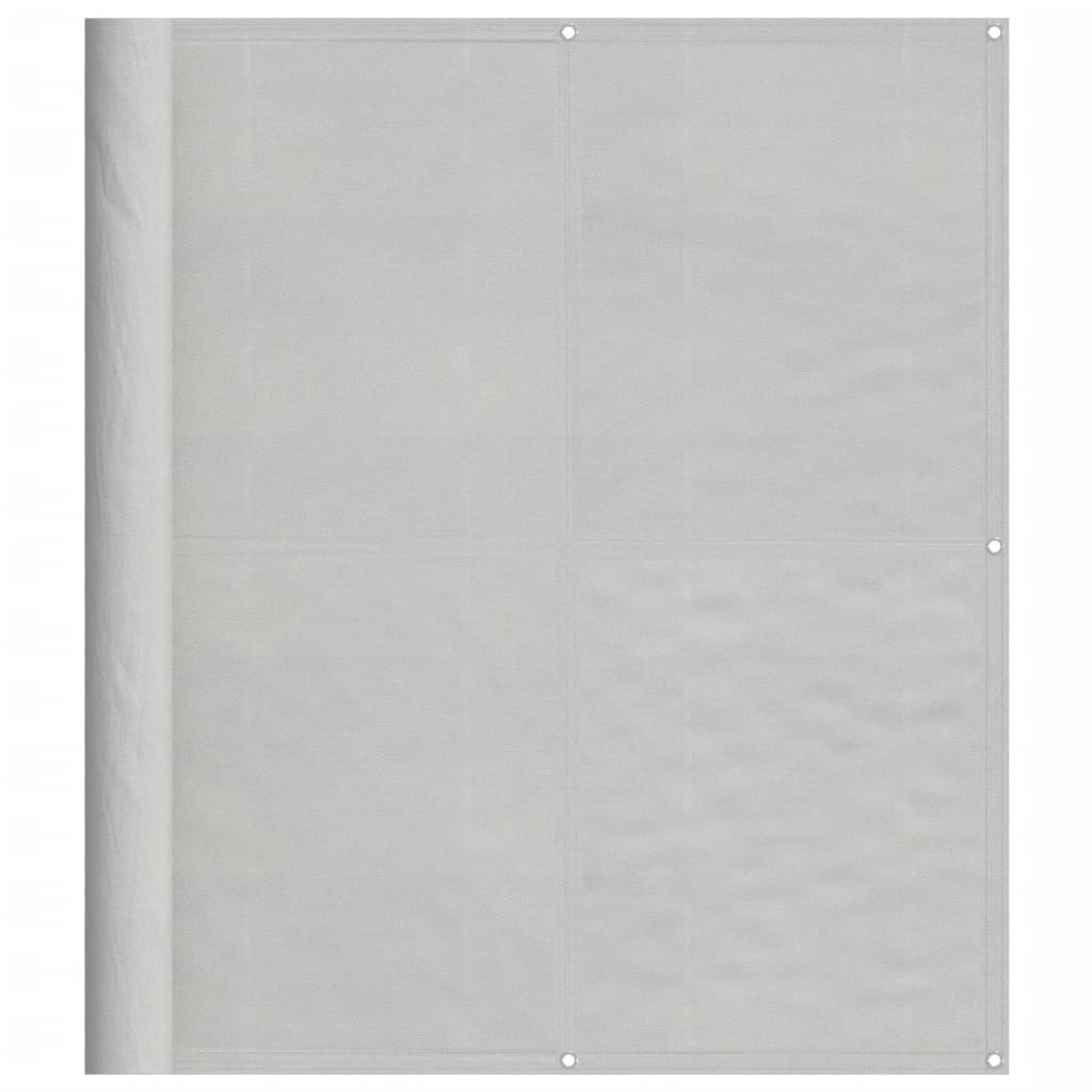 Vidaxx Balkonschirm 120x600 cm 100 % Oxford-Polyester hellgrau