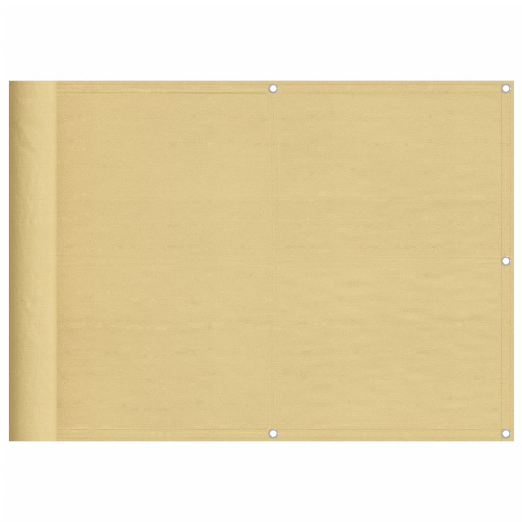 Vidaxx Balkonschirm 75x300 cm 100 % Oxford-Polyester sandfarben