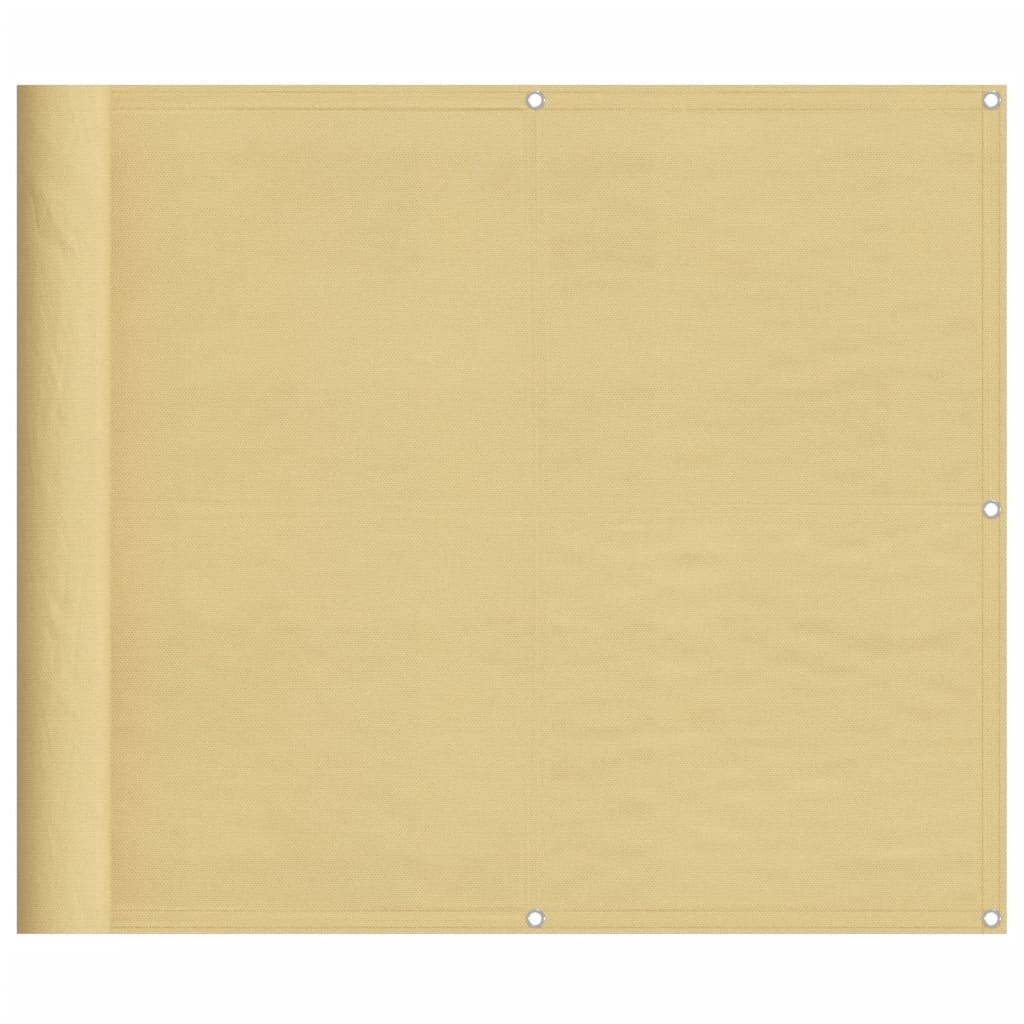 Vidaxx Balkonschirm 90x400 cm 100 % Oxford-Polyester sandfarben