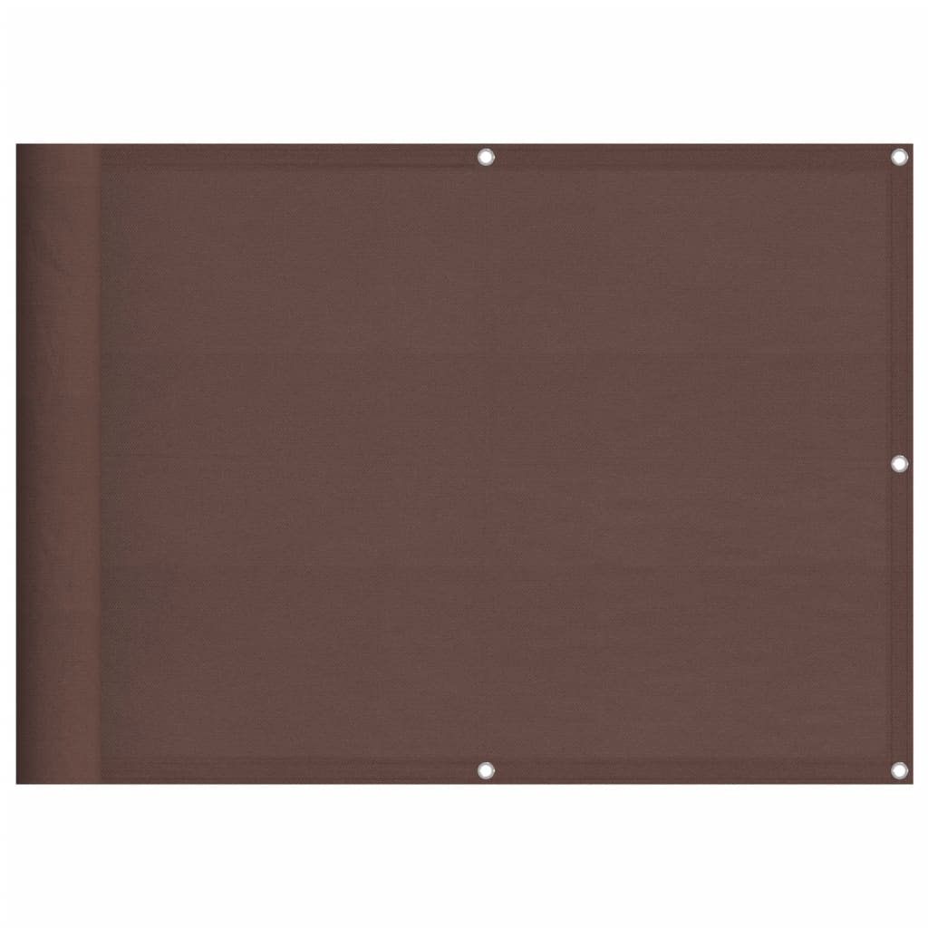 Vidaxx Balkonschirm 75x700 cm 100 % Oxford-Polyester braun