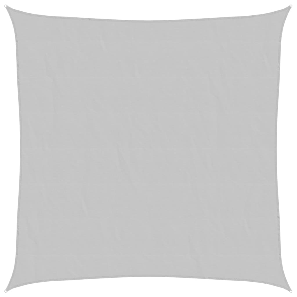 Vidaxx Sonnensegel 2,5x2,5 m 100 % Polyester Oxford hellgrau