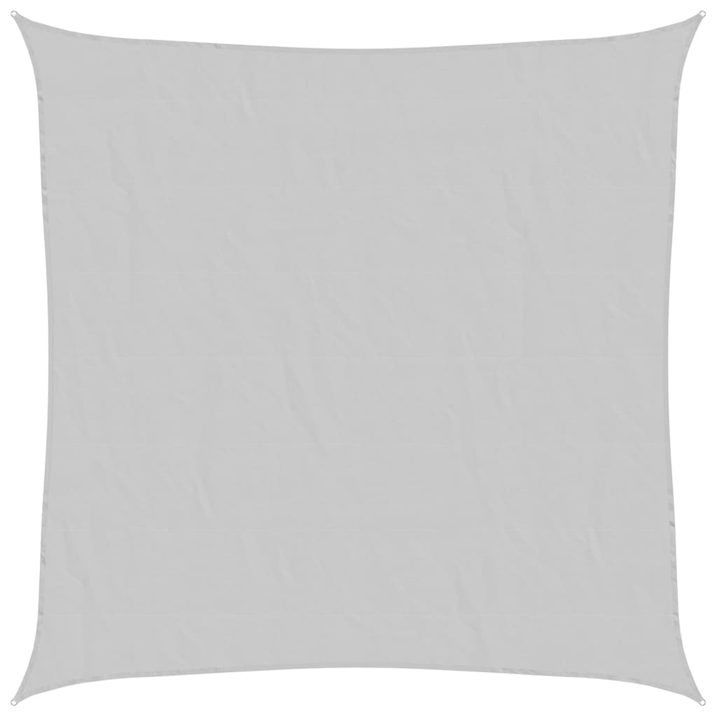 Vidaxl Sonnensegel 4x4 m 100 % Polyester Oxford hellgrau