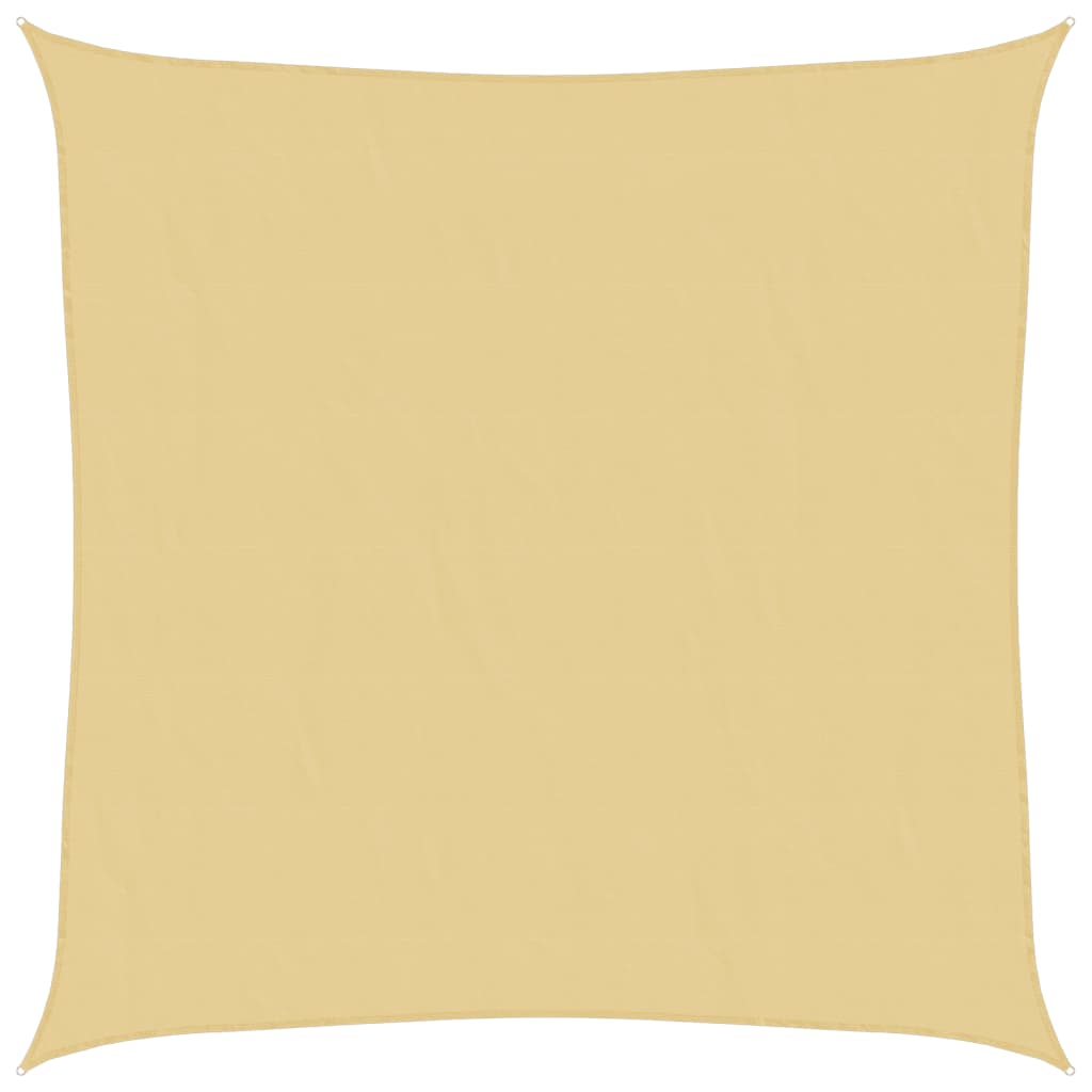 Vidaxl Sonnensegel 4x4 m 100 % Polyester Oxford sandfarben