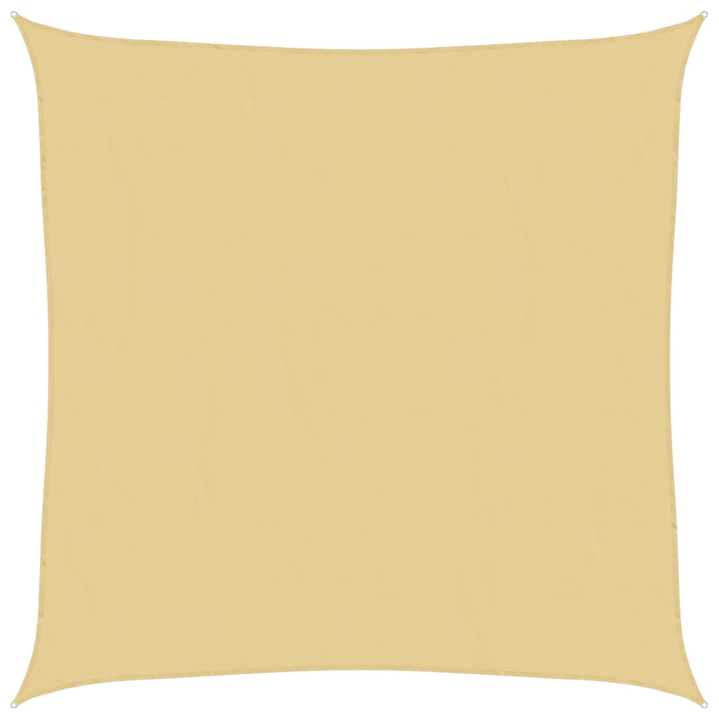 Vidaxl Sonnensegel 5x5 m 100 % Polyester Oxford sandfarben