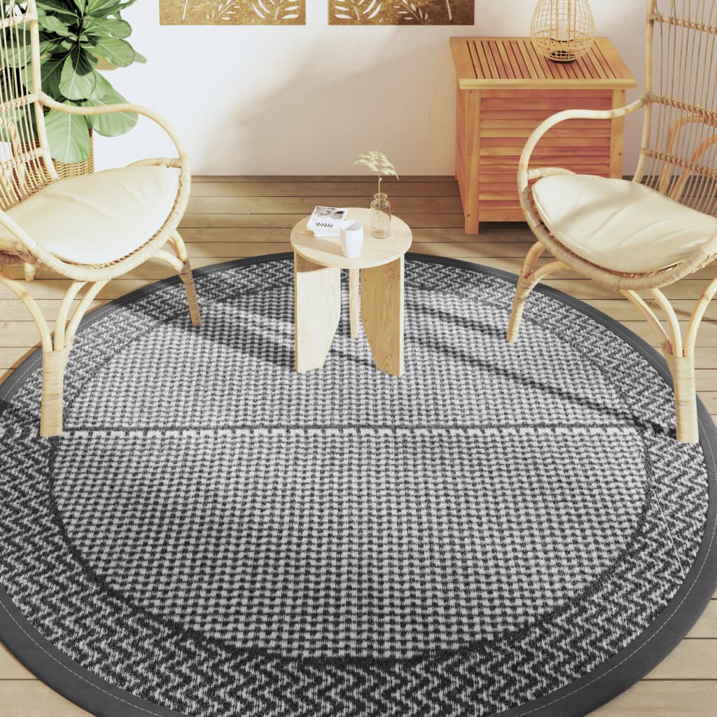 Vidaxx outdoor rug arakil ø 200 cm polypropylene gray