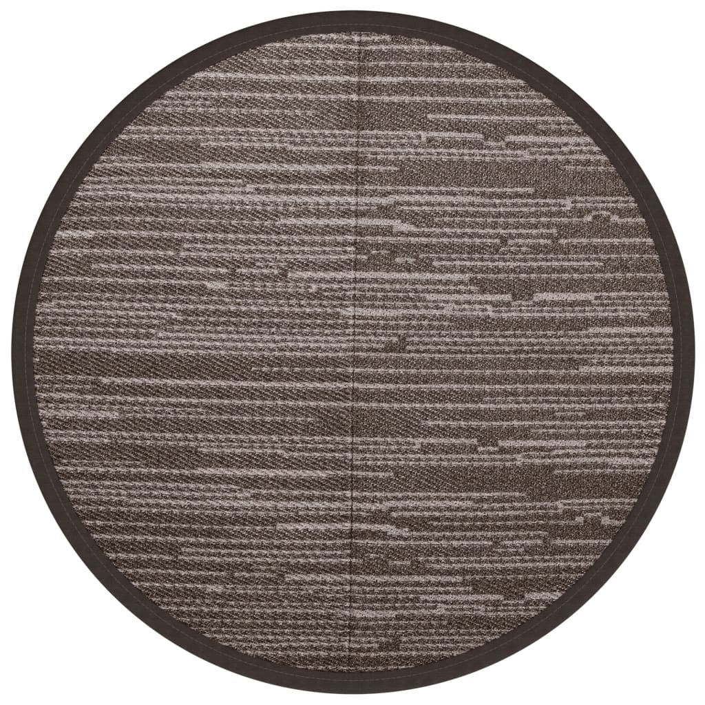 Vidaxx outdoor rug arakil ø200 cm polypropylene brown
