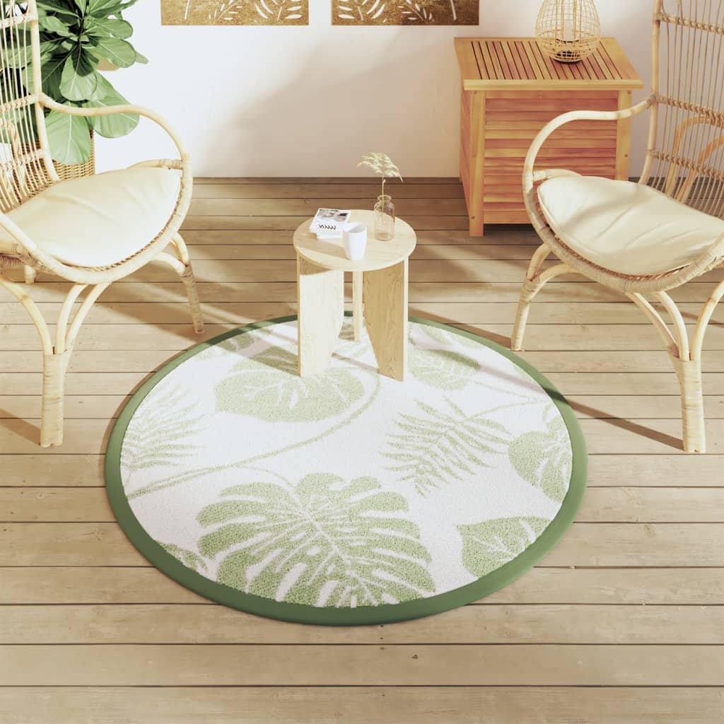Vidaxx outdoor rug arakil ø120 cm polypropylene green