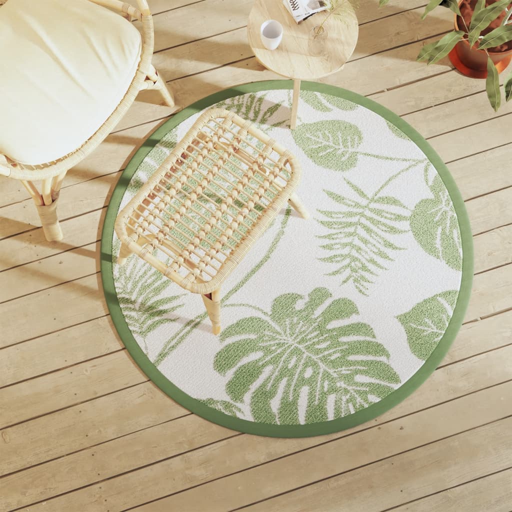 Vidaxx outdoor rug arakil ø120 cm polypropylene green