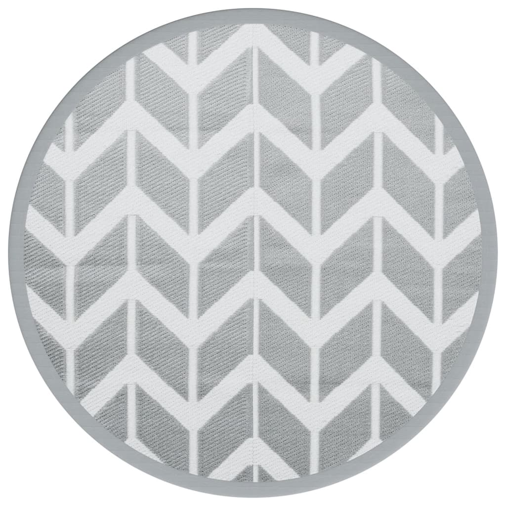Vidaxx outdoor rug arakil ø160 cm polypropylene gray