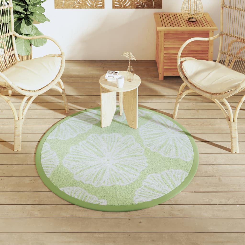 Vidaxx outdoor rug arakil ø120 cm polypropylene green