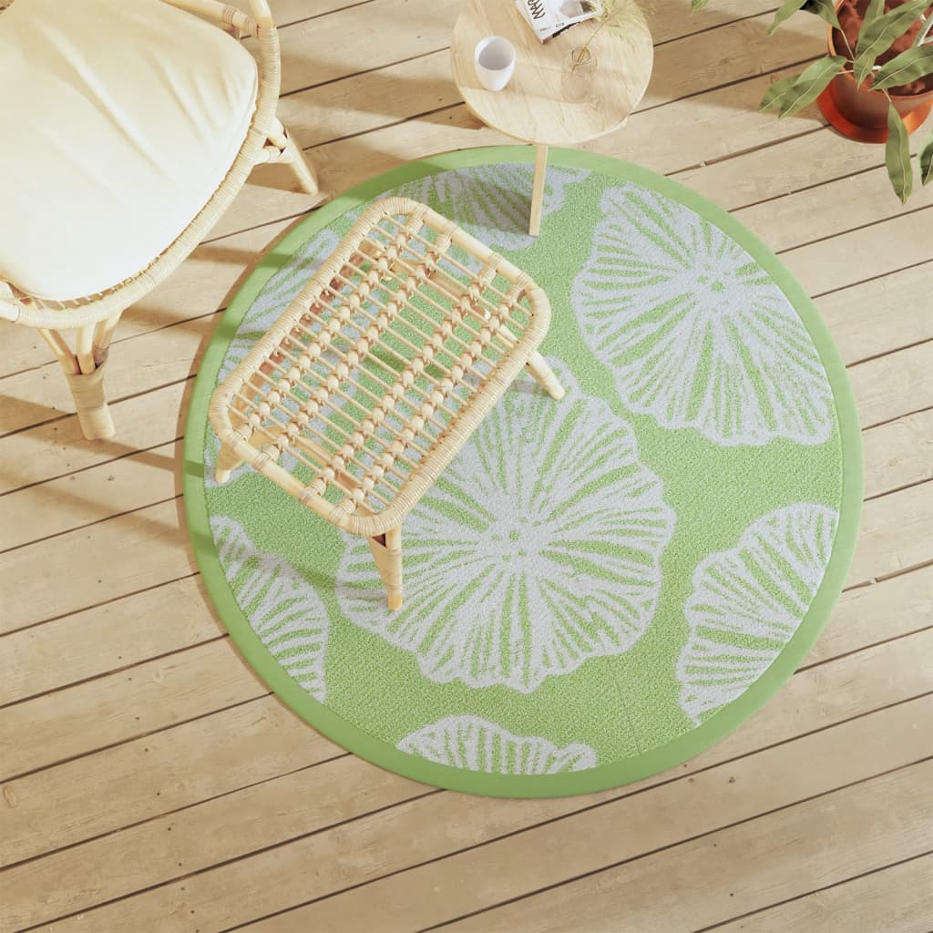 Vidaxx outdoor rug arakil ø120 cm polypropylene green