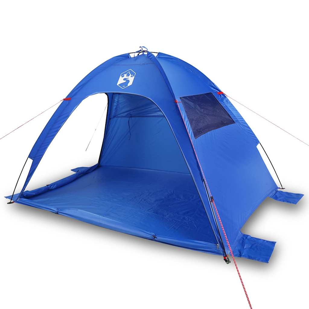Tente de plage VidaXL imperméable bleu azur