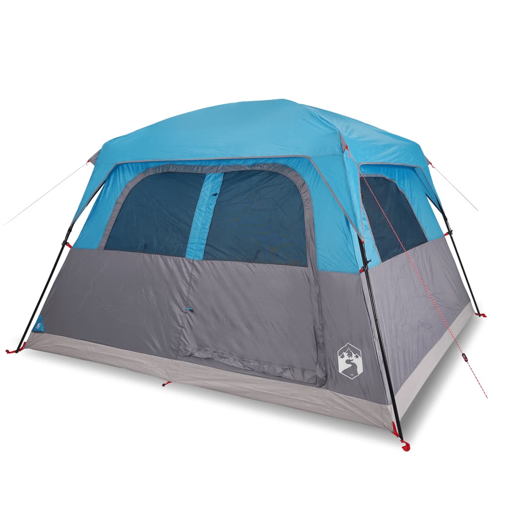 VidaXL Tente familiale 6 personnes imperméable bleu