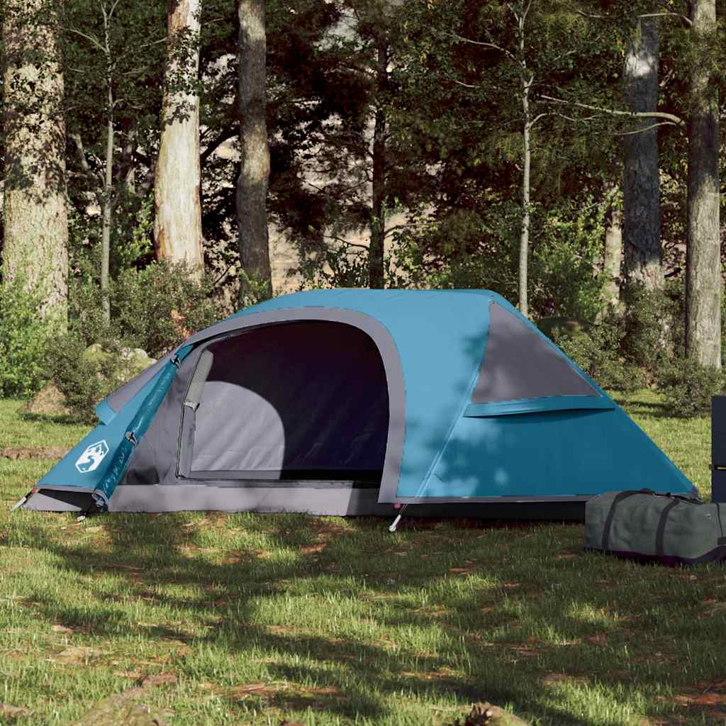 Tenda a cupola Vidaxx per 1 persona impermeabile blu