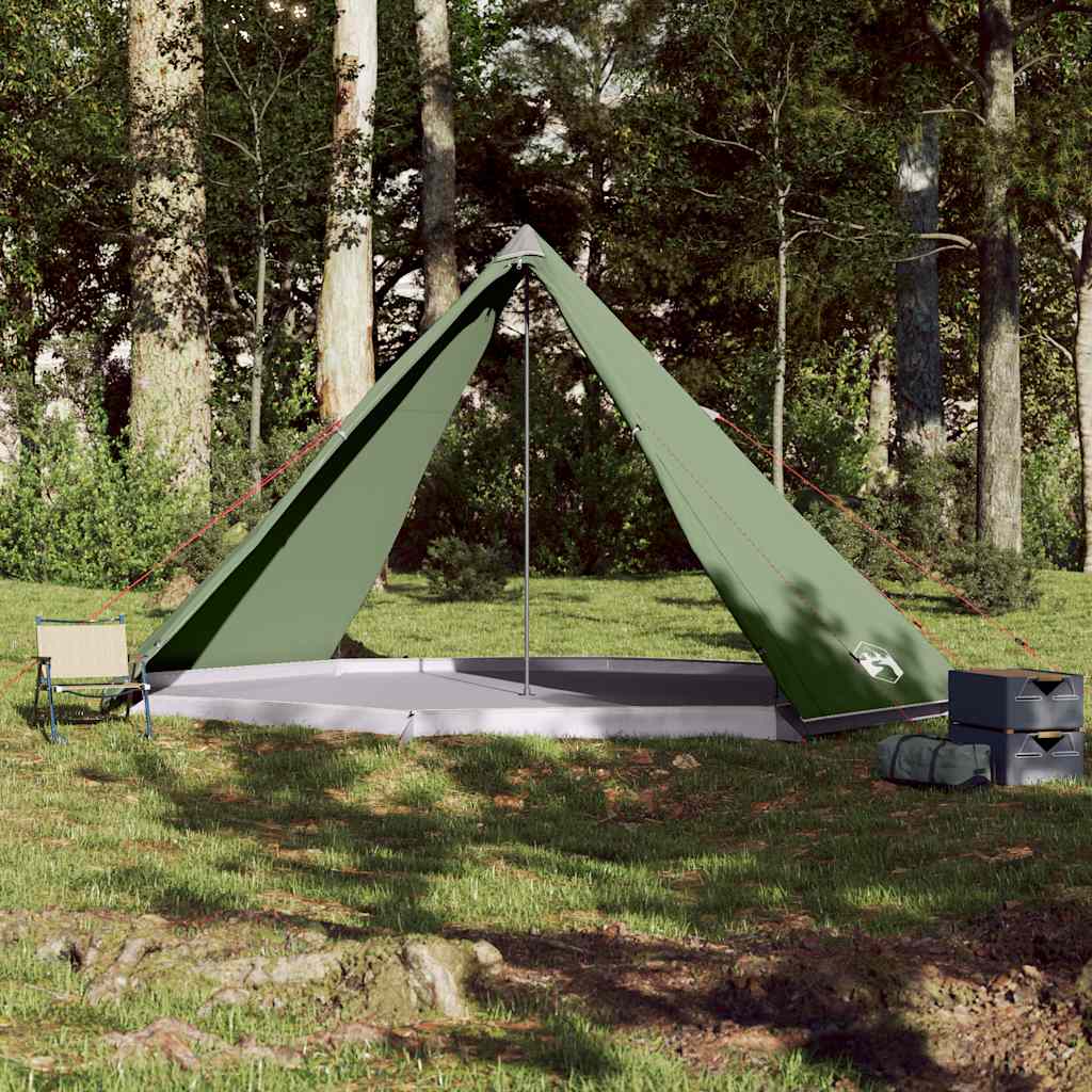 VidaXL tente tipi 8 personnes imperméable vert