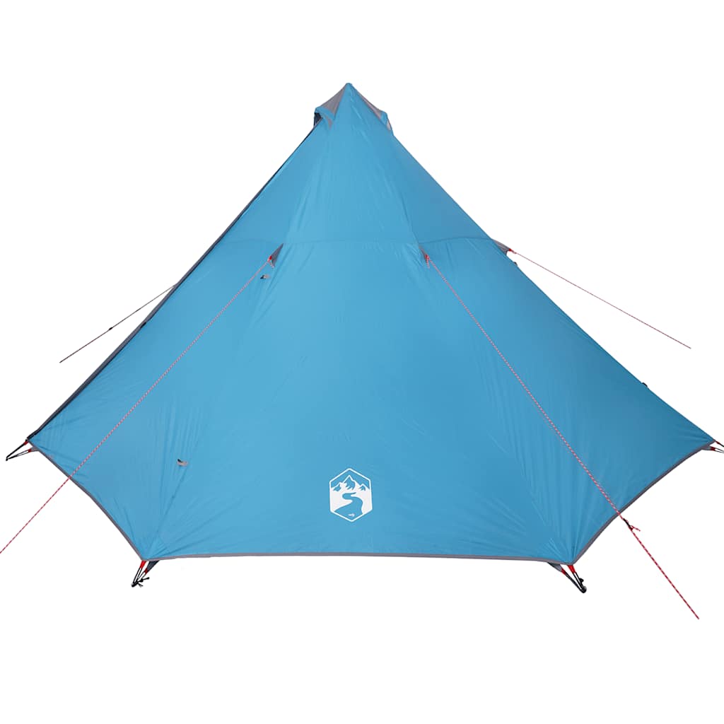 Tente tipi Vidaxl pour famille 8 personnes imperméable bleu