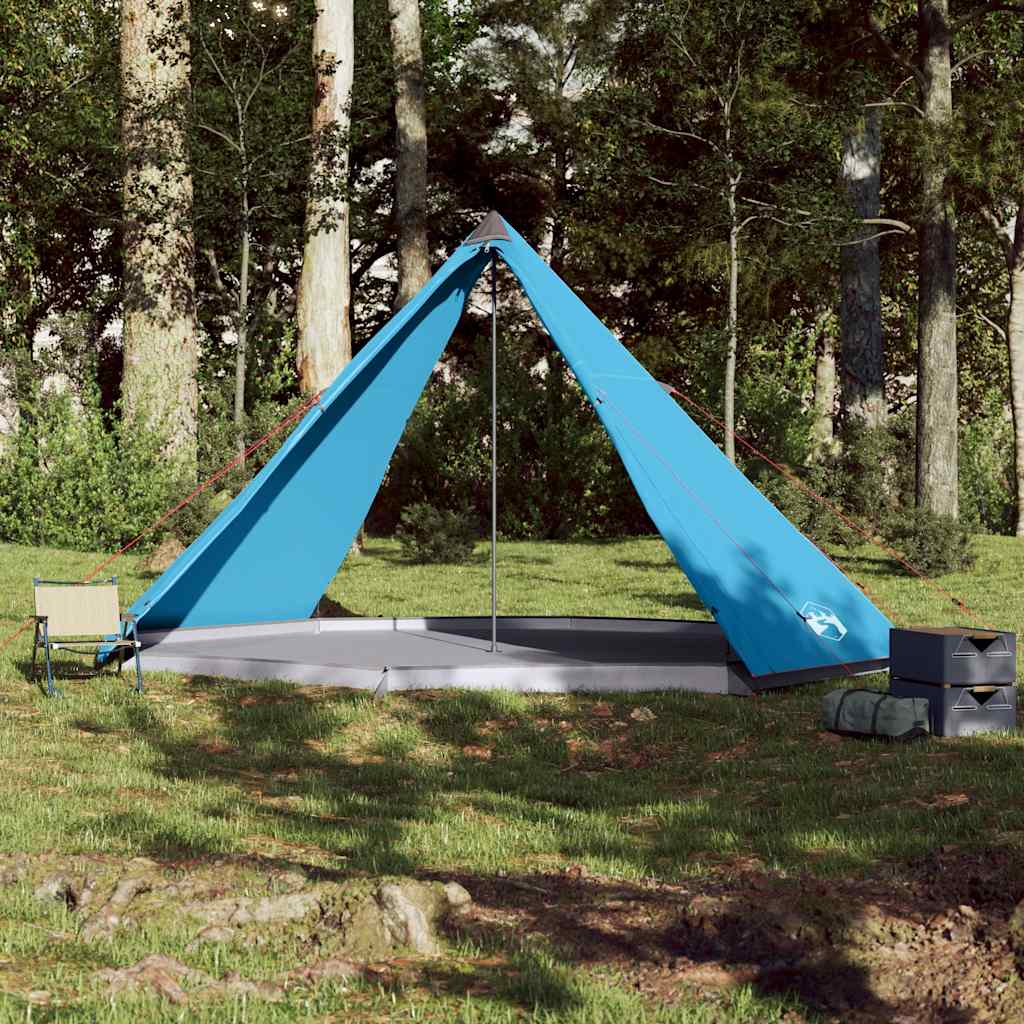 Tente tipi Vidaxl pour famille 8 personnes imperméable bleu
