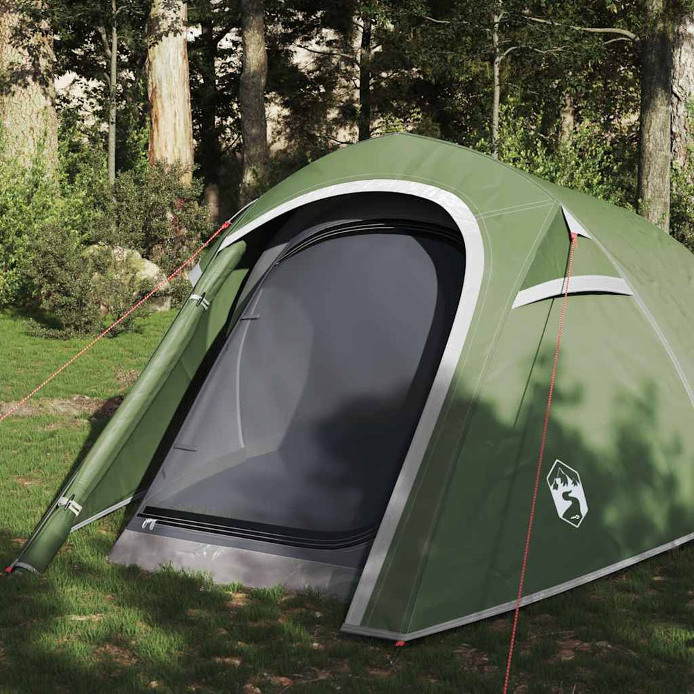 Vidaxl tunnel tent 3-person waterproof green