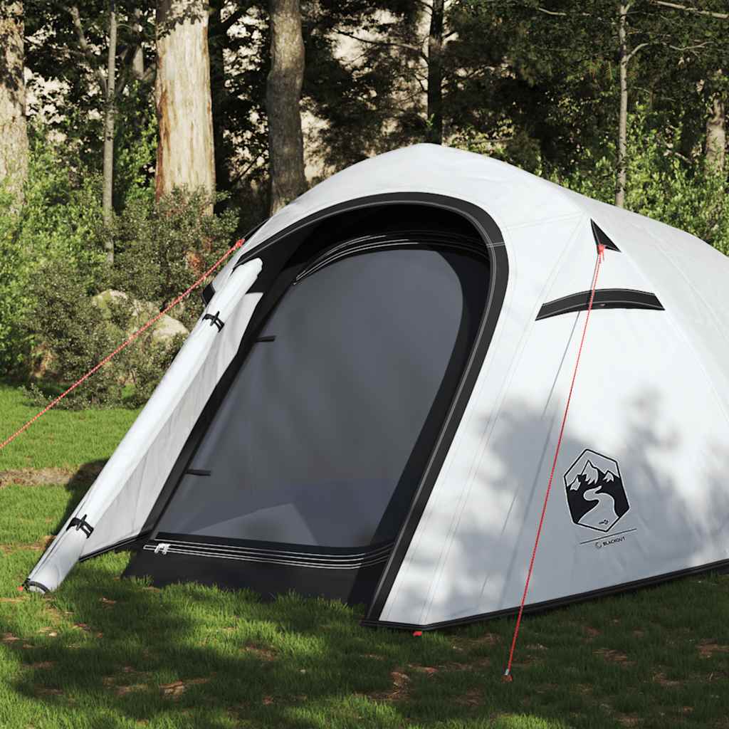 VidaXL tente tunnel 3 personnes tissu occultant imperméable blanc