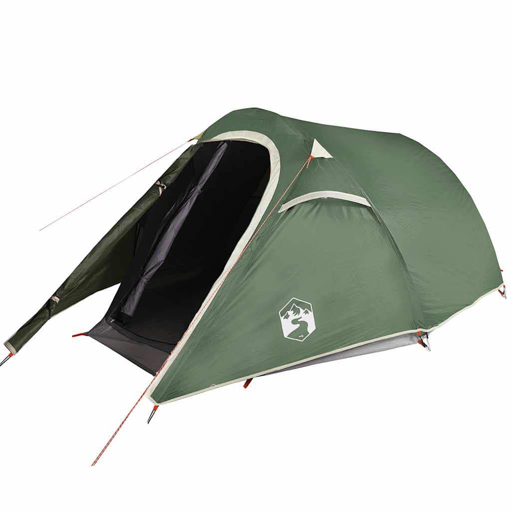VidaXL tente tunnel 2 personnes imperméable vert