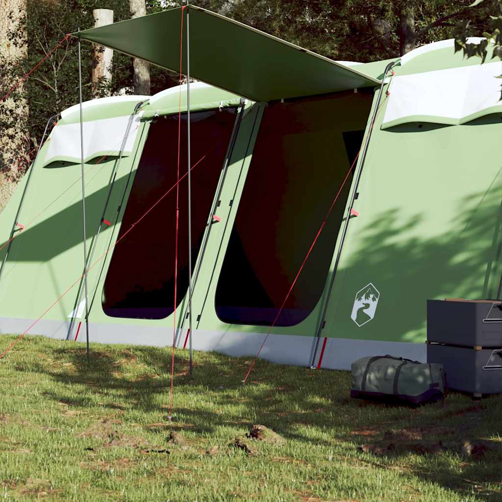 VidaXL tunnel tent 10-person waterproof green