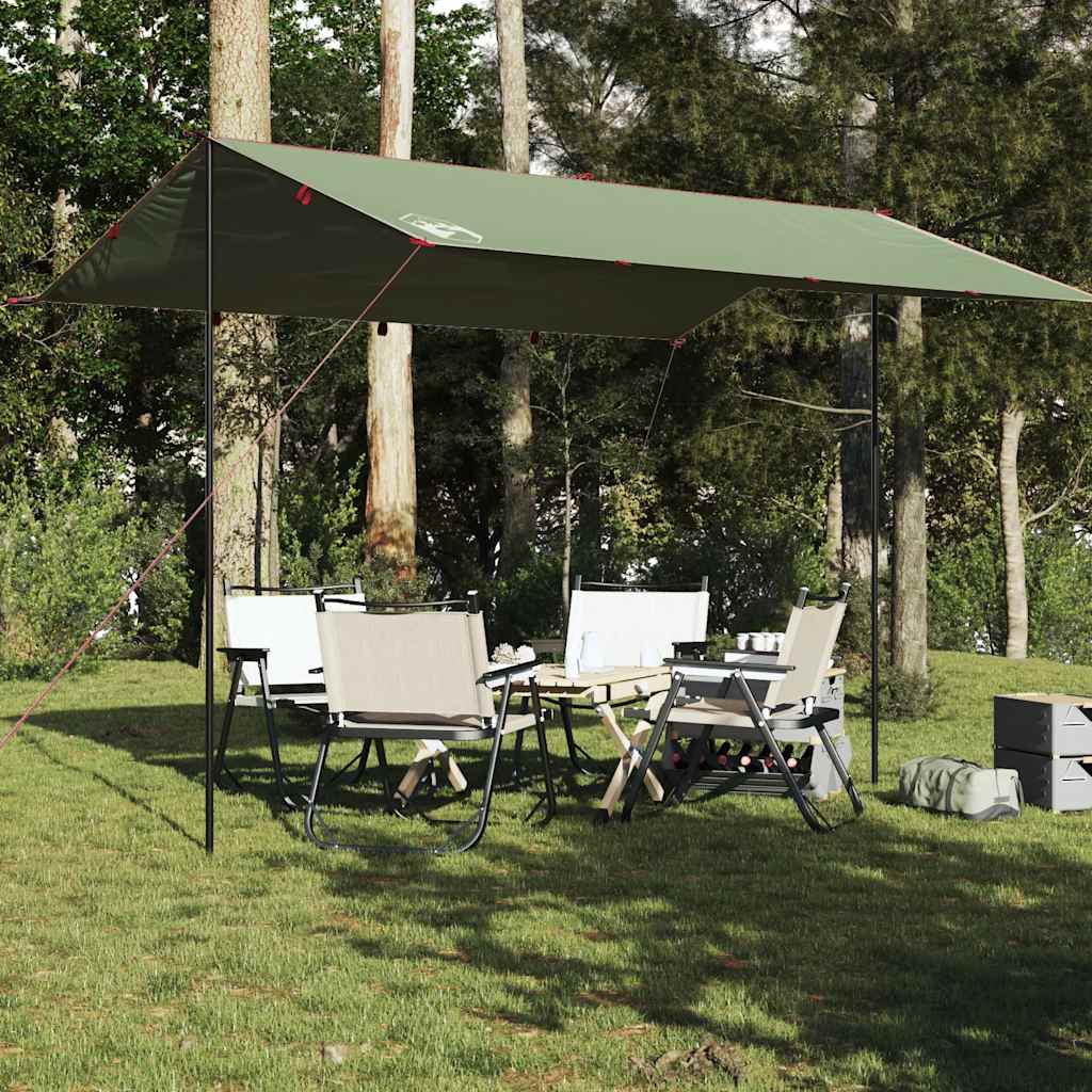 Vidaxx toldo de camping impermeable 400x294 cm verde