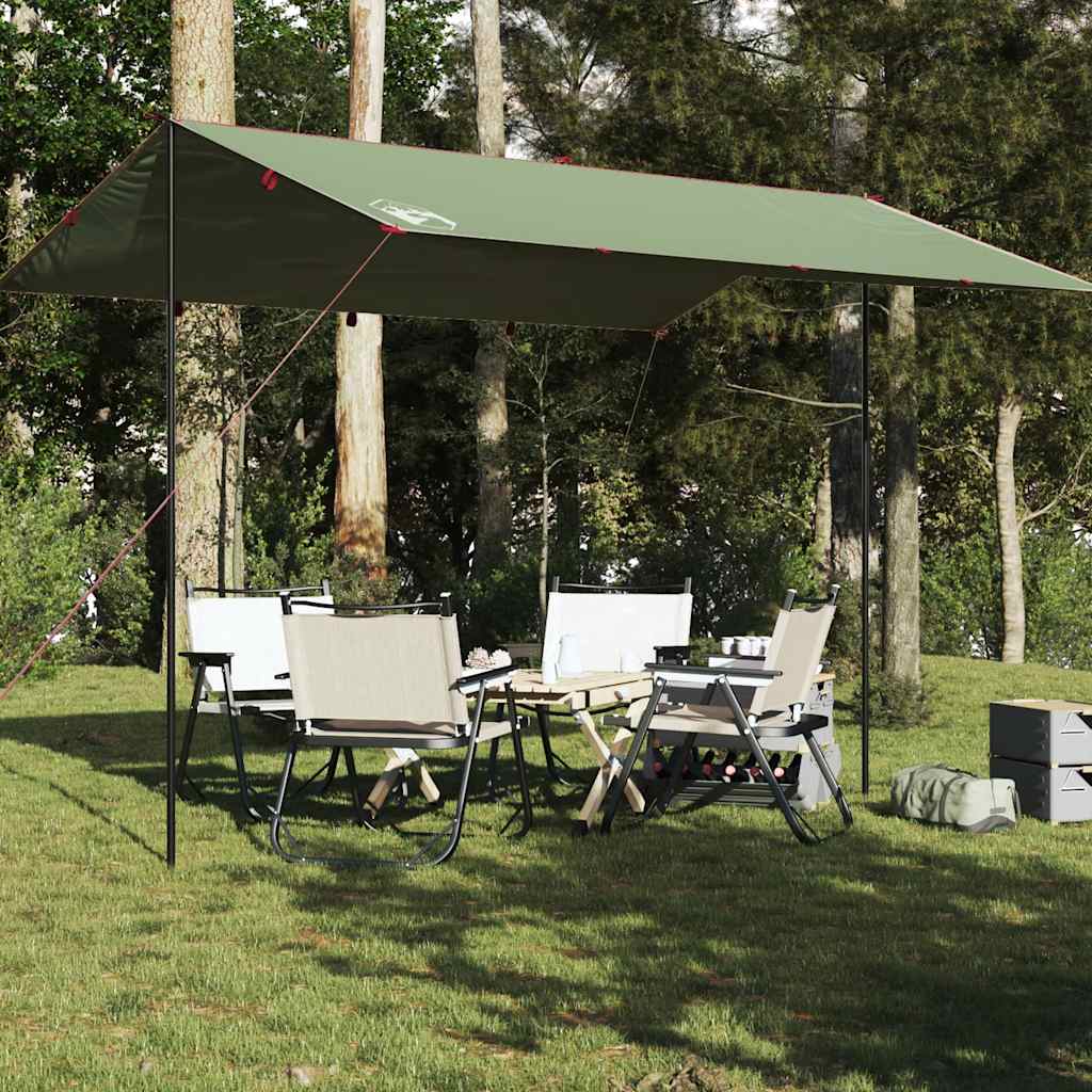 Vidaxx toldo de camping impermeable 400x294 cm verde