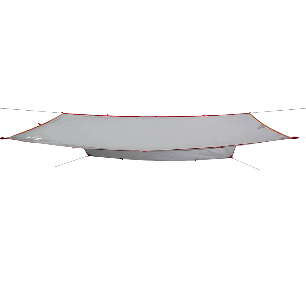 Toldo de camping vidaxx impermeable 500x294 cm gris y naranja