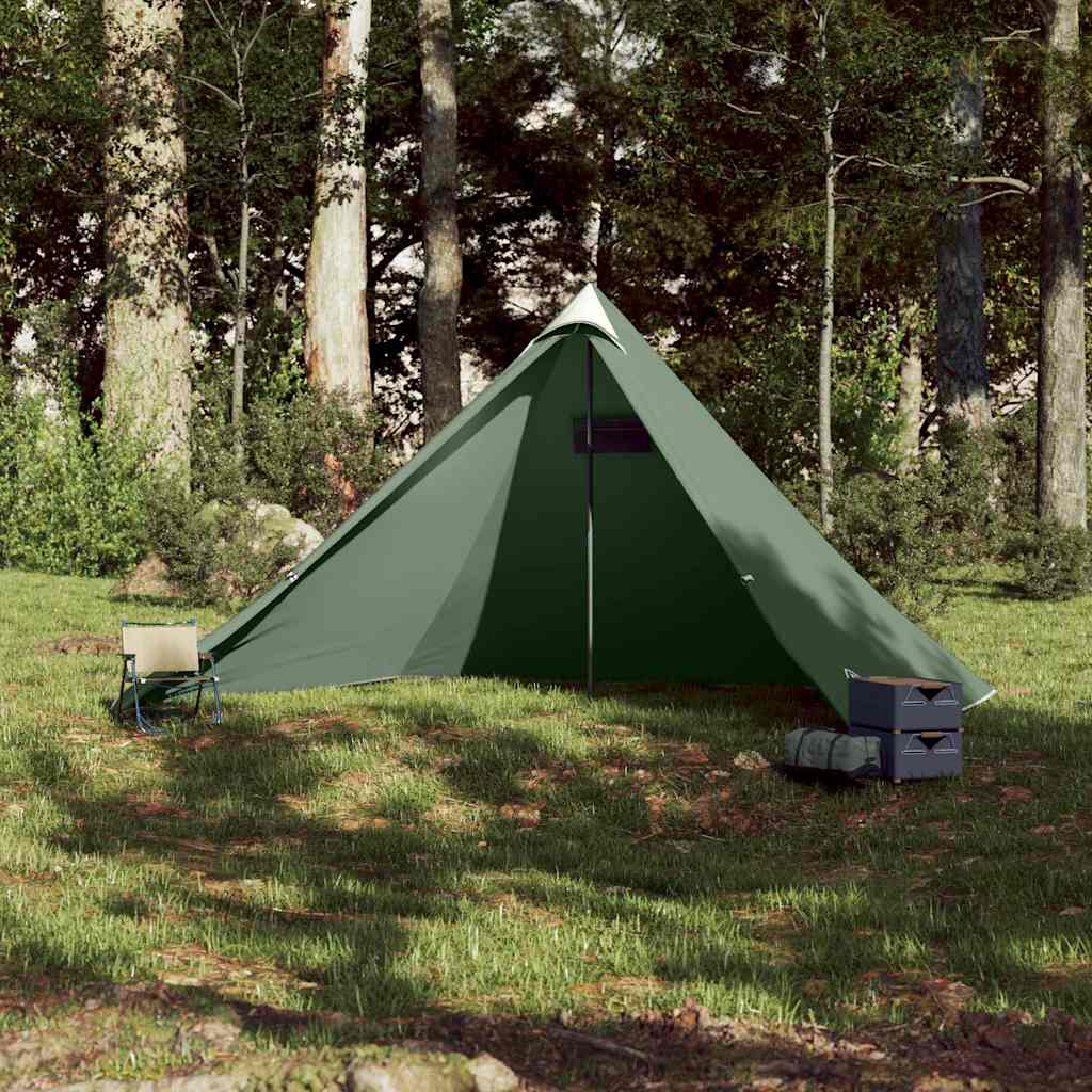 Tente tipi Vidaxl pour famille 7 personnes imperméable vert