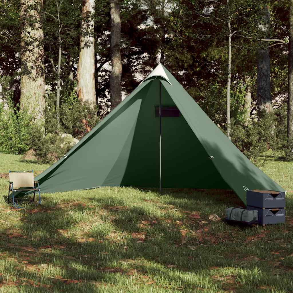 Tente tipi Vidaxl pour famille 7 personnes imperméable vert