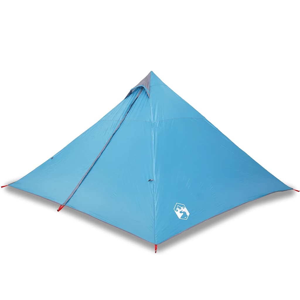 Tenda teepee VidaXL per 7 persone impermeabile blu