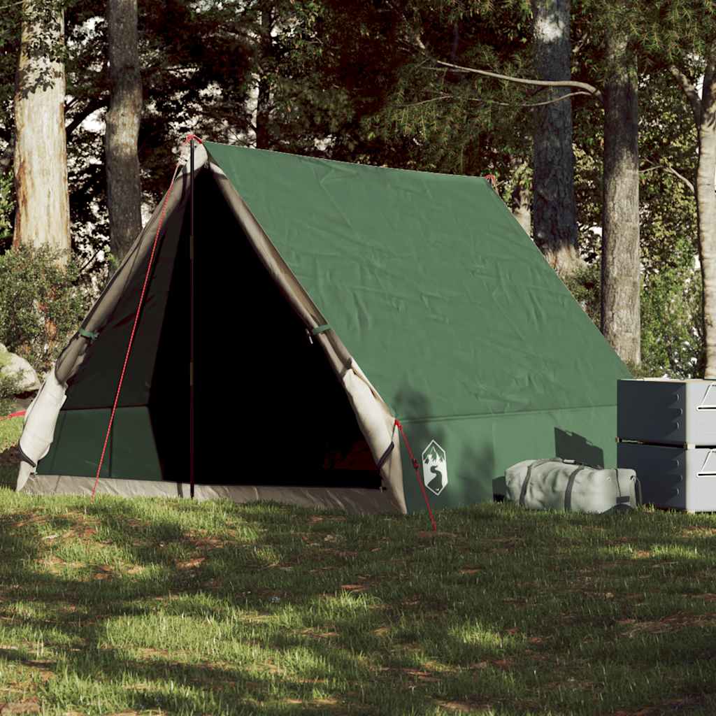 VidaXL tente a-frame 2 personnes imperméable vert