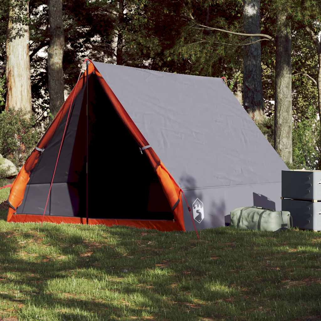 VidaXL tente a-frame 2 personnes imperméable gris
