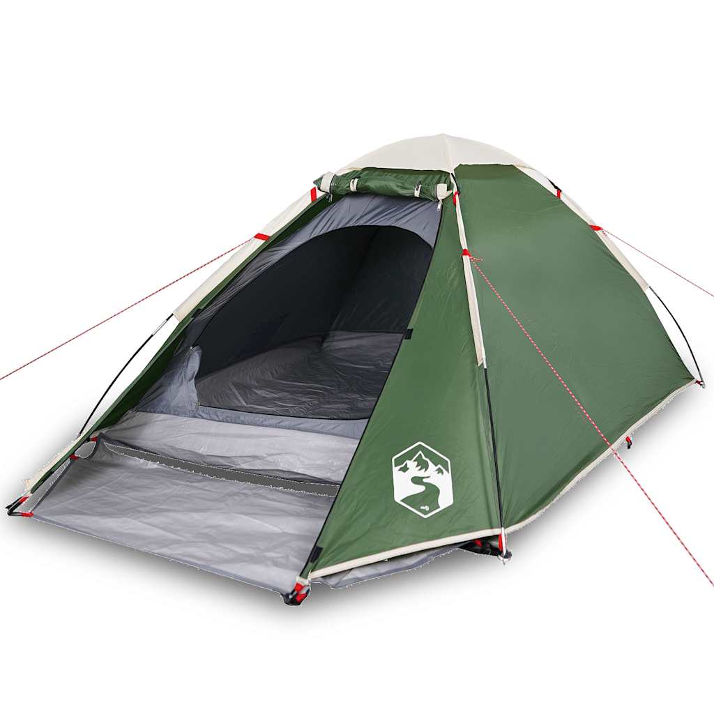 Tente dôme VidaXL 4 personnes imperméable vert