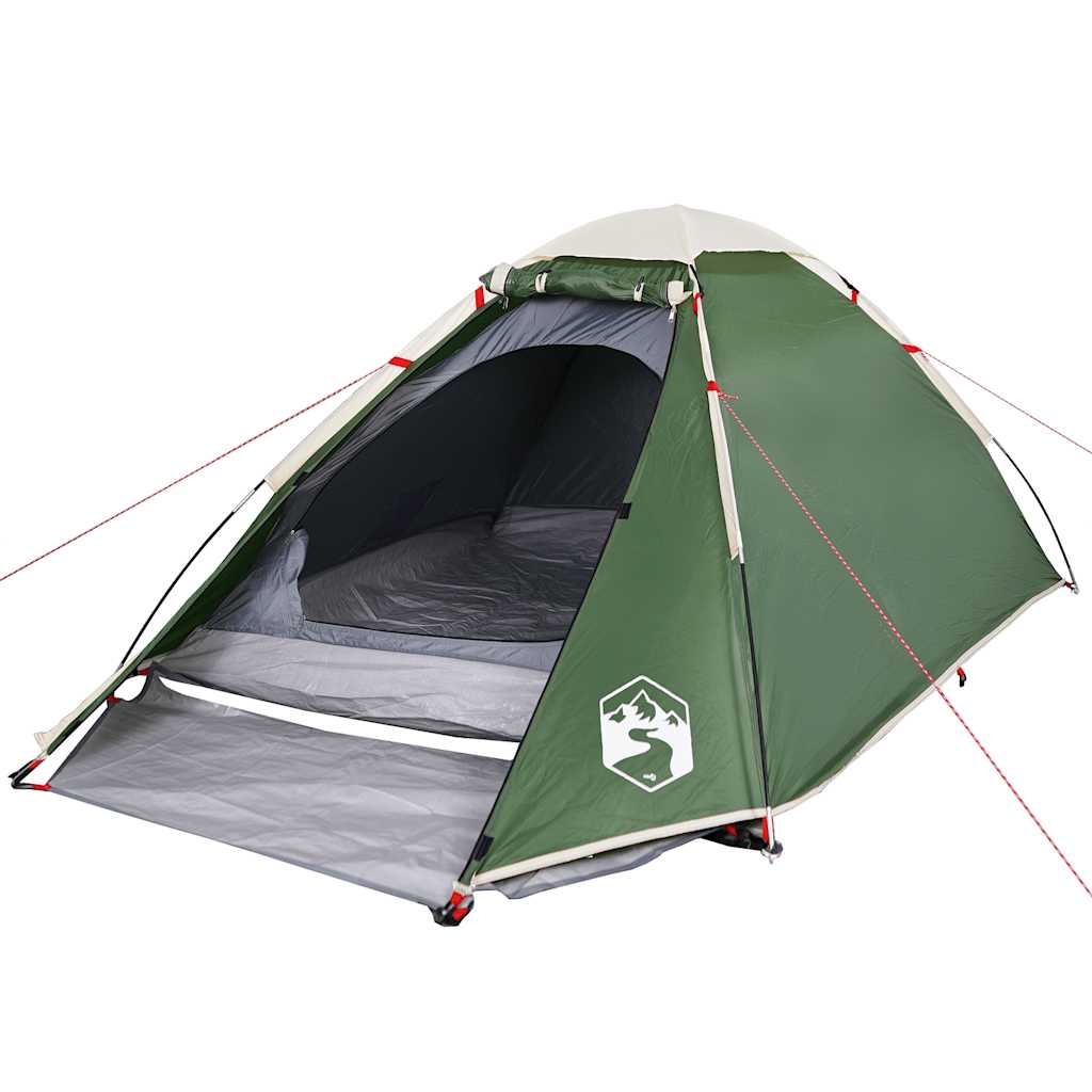 Tente dôme VidaXL 4 personnes imperméable vert