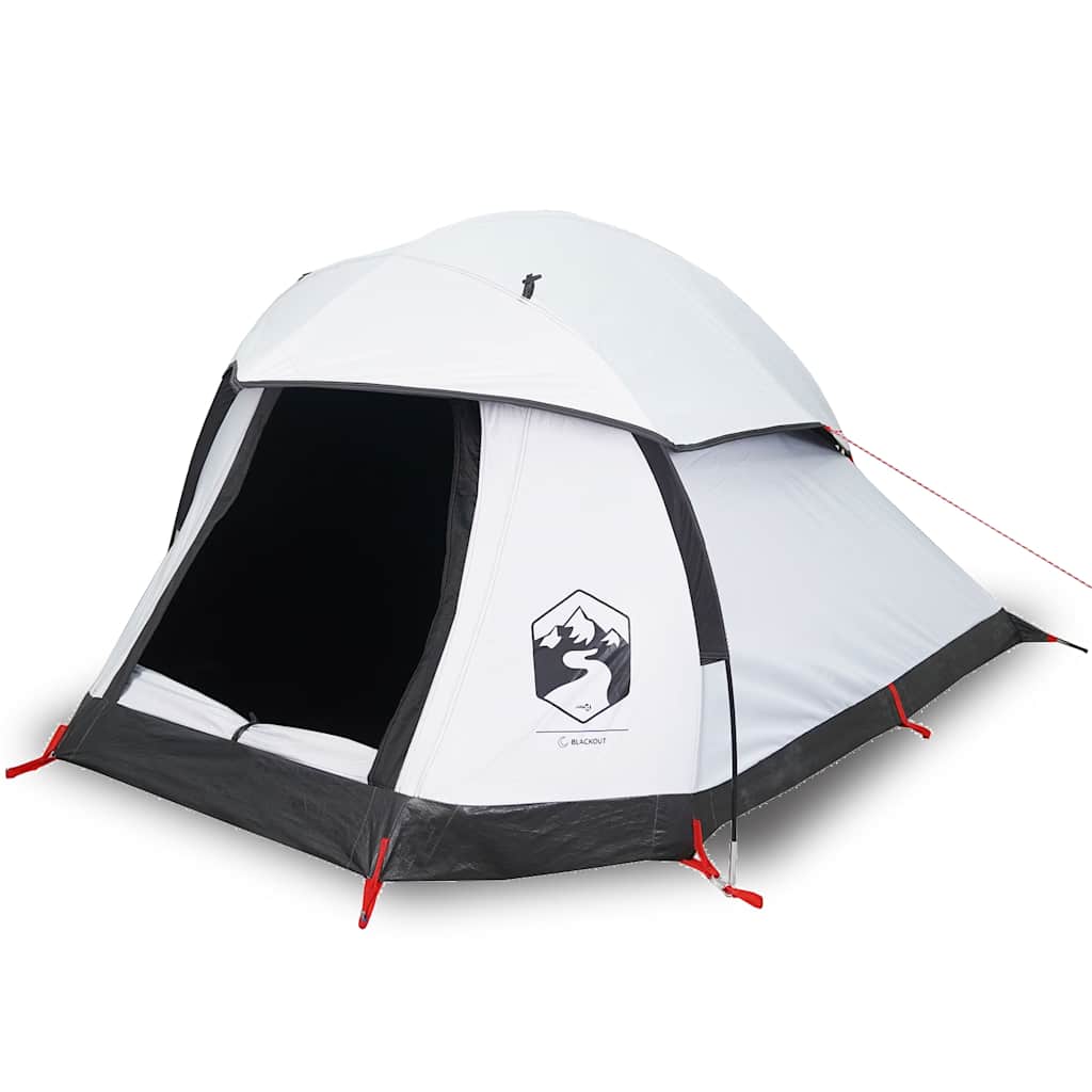 Tenda a cupola Vidaxl 1 persona tessuto oscurante impermeabile bianco