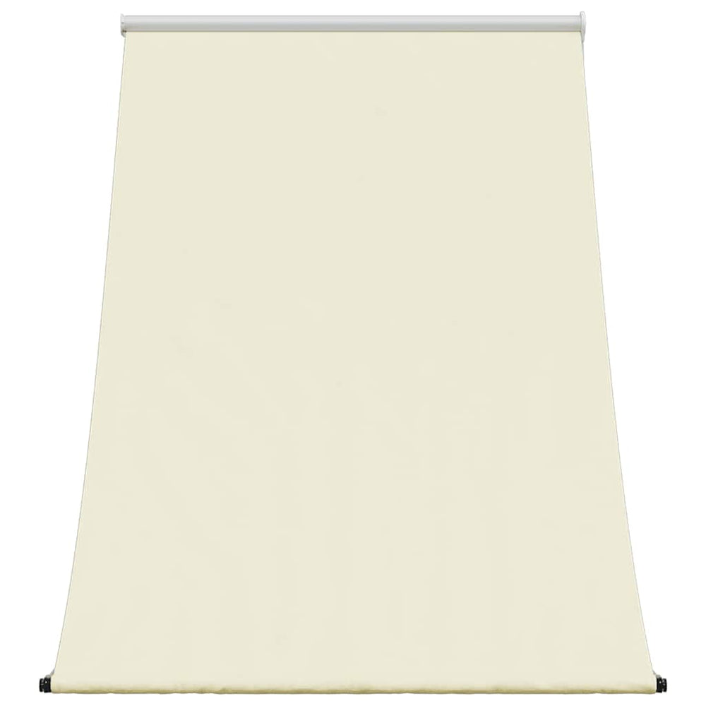 Vidaxl luifel uittrekbaar 150x150 cm stof en staal crèmekleurig