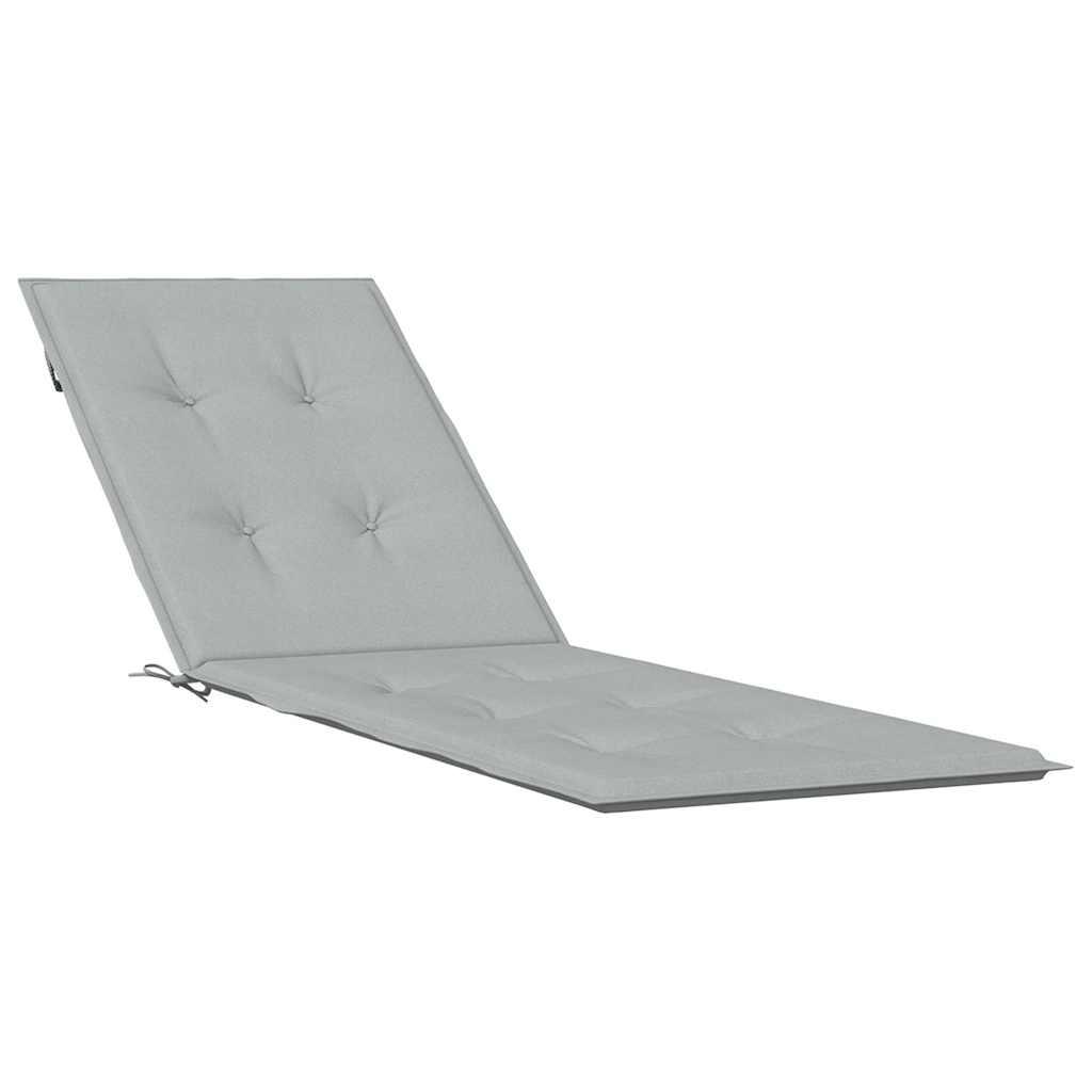 mhaolú cathaoir patio Vidaxx (75+105) x50x3 cm fabraic melange liath éadrom