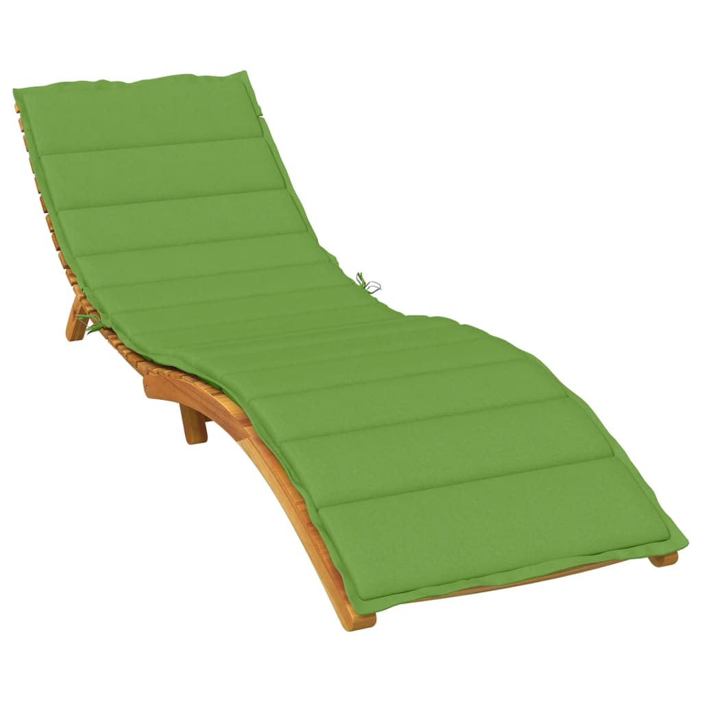 Vidaxx Lounger Këssen 200x70x4 cm Stoff gemëscht gréng