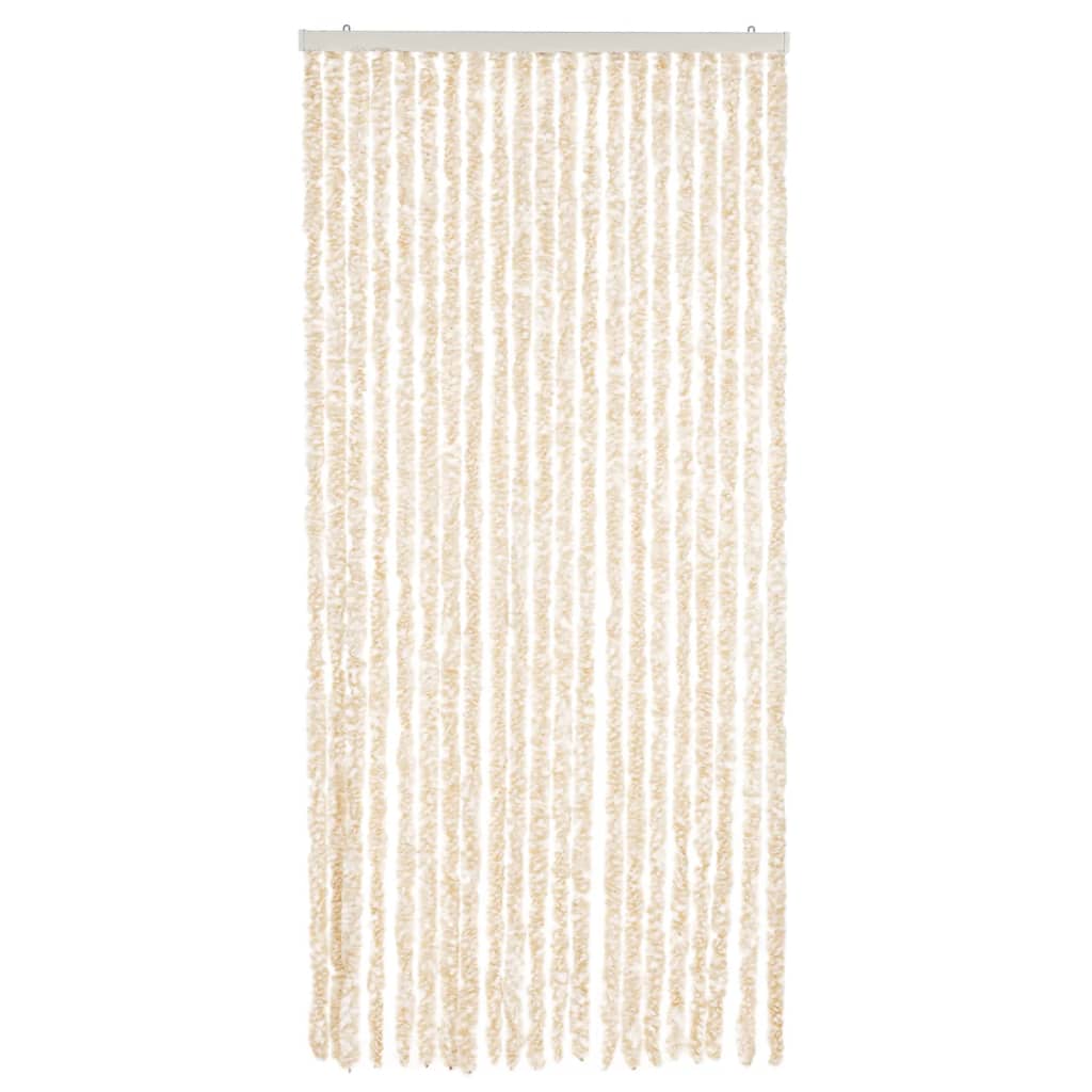 Vidaxx fly curtain 90x220 cm chenille beige and white