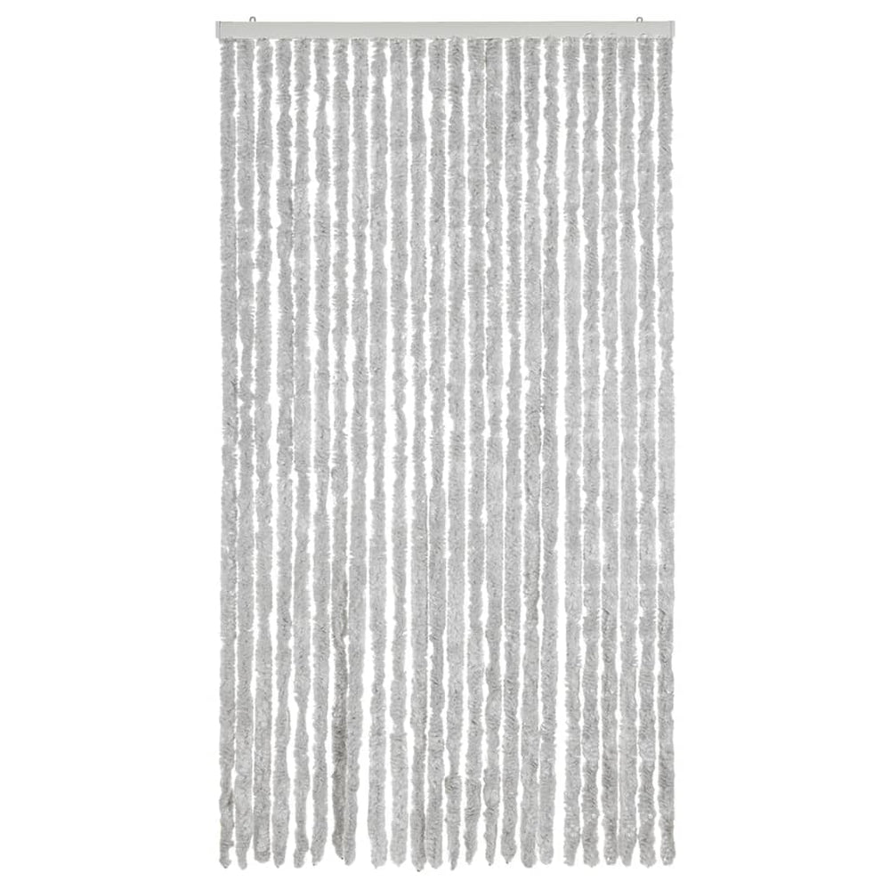 Vidaxl fly curtain 100x200 cm chenille gray