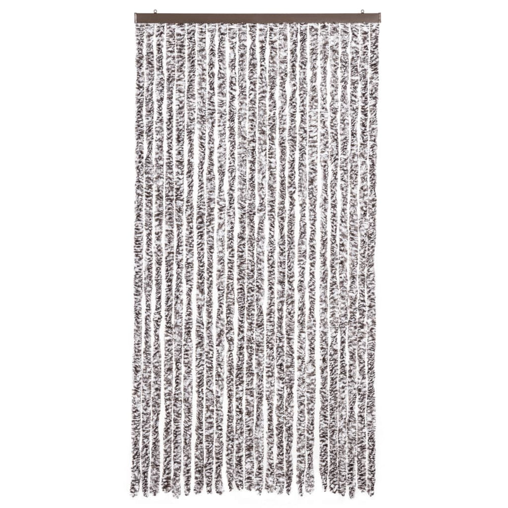 Vidaxl vliegengordijn 100x230 cm chenille bruin en beige