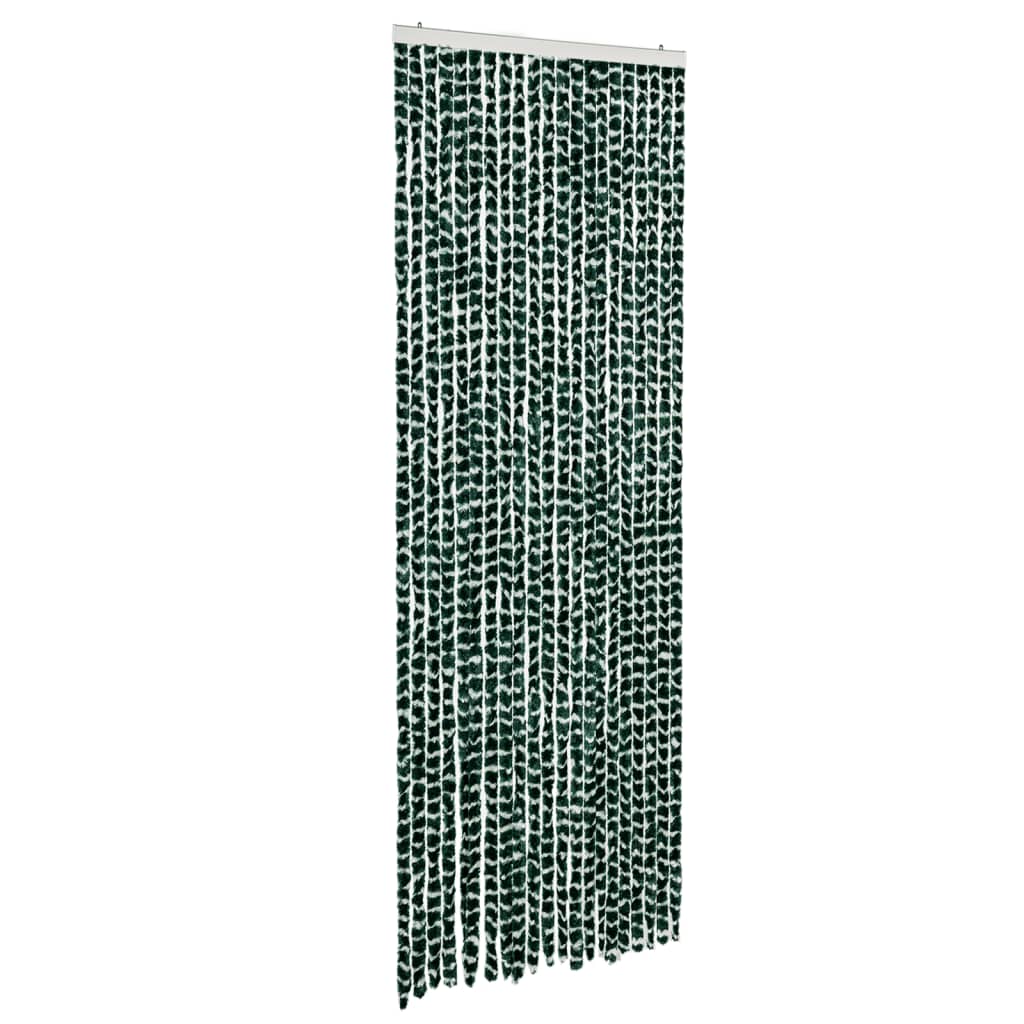 Vidaxx fly curtain 90x200 cm chenille green and white