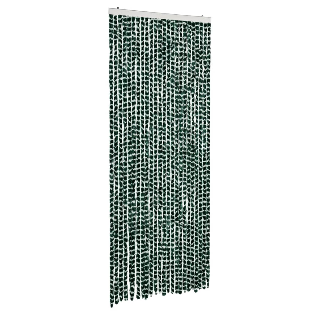 Vidaxx fly curtain 100x230 cm chenille green and white
